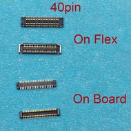 5pcs 40pin Lcd Display Screen Flex FPC Connector On Motherboard For Samsung Galaxy A9 A9000 A900 C9 Pro C9000 C9 A910 A9100