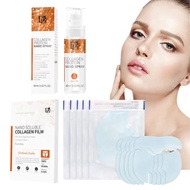 Dly Collagen Film Package 1 Box Contains 5 Sheets Of Cheeks+Nano Serum 60ml Anti Aging