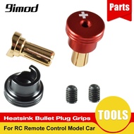 9IMOD Metal Heatsink Bullet Plug Grips 4mm/5mm Bullets Set for Electric Screwdriver RC Car Tools