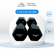 Bộ 2 tạ tay cao su Reefit 4kg (2 tạ mỗi tạ 4 kg)