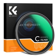 K&F Concept Nano-C Series 49mm-82mm adjustable 4 Points & 8 Points star filter with 18 Multi-Layer C
