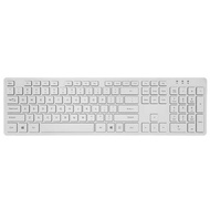 HK8029 2.4G Membrane Wireless Keyboard White Business Notebook Keyboard Standard 104 Keys