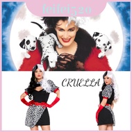 Cruella Hot Seller De Vil Costume Perfect For Performances Roleplay And