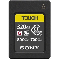 SONY 索尼 CEA-G320T 320G/GB 800MB/S CFexpress Type A TOUGH 高速記憶卡 適用A1 A7M4 A7S3(公司貨)