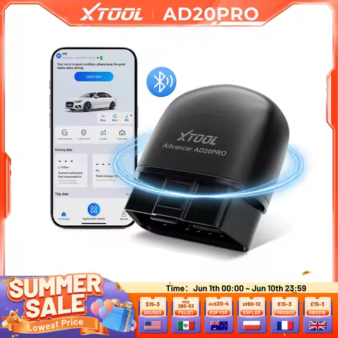 XTOOL AD20PRO Code Reader IOS Android OBD2 Scanner Oil Reset AD20pro Car Diagnostic Check Engine Lig