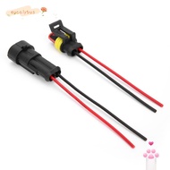 EUCALYTUSMY 5 Sets Series Terminal Connector-, with Wire 2 Pin Electrical Connector, Durable Waterpr