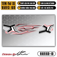 Tem Xe Vario 160 2023 Tem Chỉ Cách Điệu | VAR160-10 | Team Decal Dán Xe Máy Chống Nước Bền Màu Cho X