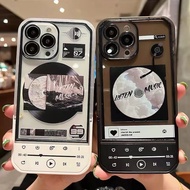 Black CD Casing For Oppo A3 Pro 5G Reno 11 13 8T  8z 7z 5 4 2 2f 10 8 pro plus 5g 7 8 6 pro 5G A92s 