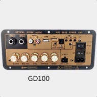 GD100 220V 12V 24V 900W Bluetooth 5.0เครื่องขยายเสียงซับวูฟเฟอร์ Dual ไมโครโฟนเครื่องขยายเสียง8-12นิ