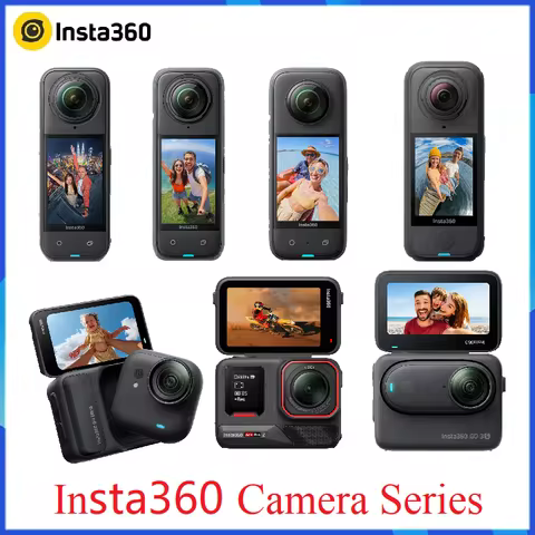 Insta360 X5\X4\X3\Ace Pro 2\GO 3S\Flow Pro\Flow 2 Pro Sport Camera Insta 360 X 5\ X 4\X 3 Action Cam
