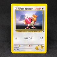 Vintage Pokemon TCG Lt. Surge's Spearow 52/132 2000 Gym Heroes Trading Card Game Collectibles