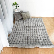 KING KASUR LANTAI JUMBO 200X200 ( UKURAN BAHAN ) RASFUR BULU HALUS DAN TEBAL 10CM COCOK UNTUK 2 ORAN