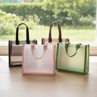 DOREENJ Water-Sprinkling Festival PVC Tote, Thick Durable Transparent Handbags,  Packaging Waterproo