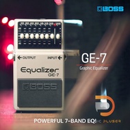 Boss GE-7 Equalizer เอฟเฟ็คกีต้าร์ใช้ปรับย่านความถี่ต่างๆและสามารถใช้เป็นclean boostก็ได้ของแท้ประกั
