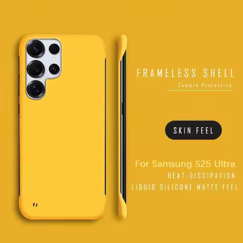 Ultra Slim PC Frameless Phone Case For Samsung Galaxy S25 S24 S23 S22 S21 S20 Ultra FE S10 Plus Note