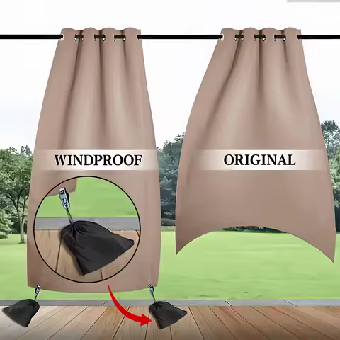 4/8/16/24pcs Windproof Outdoor Door Curtain Weighted Bag Clip, Bow Porch, Terrace, Patio, Gazebo, Po