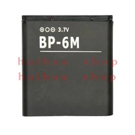 1100mAh Li-ion Replacement Battery BP-6M BP6M BP 6M Phone Batteries for Nokia 6233 6280 6288 9300 N7