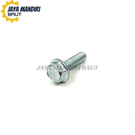 CVT Block Bolt M6 X 20 Key 10 Threads 10 Flanges Bolt 6X20 White Length 20mm Galvanized