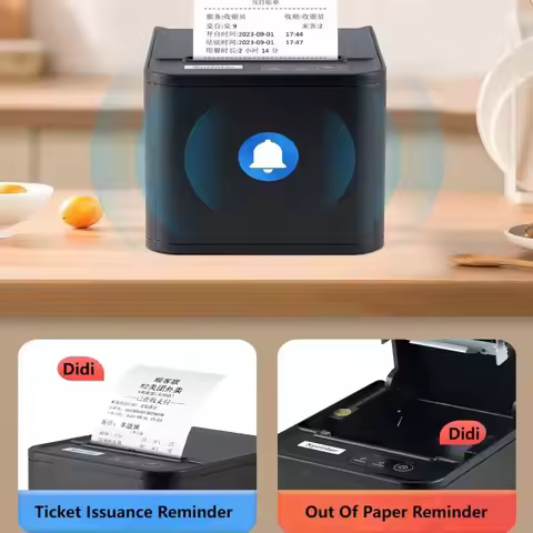 N160II Restaurant Thermal Printer BT WIFI USB Ethernet HD Printing Order Slips Receipts Delivery Ord