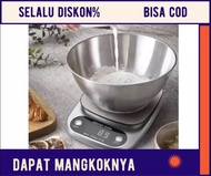 TERMURAH Timbangan 10kg dan Mangkoknya / Timbangan Dapur bonus Mangkok Food Grade Stainless / Timban