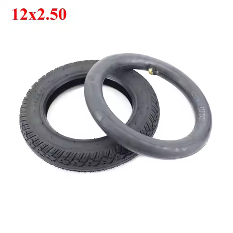 12Inch 12X2.50 Out Tire 12X2.125 Inner Tube Camera Bent Valve For 12*2.50 12 * 2.125 Tyres 12 1/2 X 