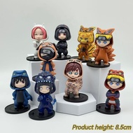 Naruto Peripherals: Cosplay Costume-style Naruto, Kakashi, Gaara & Uchiha Clan Figure Ornament Gift