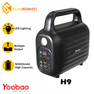 Yoobao H9 90000mAh Multi Function High Capacity Portable Power Bank Energy Storage System 2 Way Fast