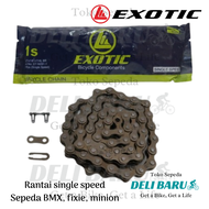 Exotic Rantai single speed sepeda BMX fixie minion