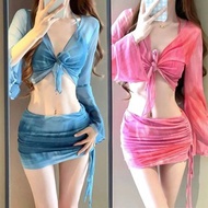 New swimwear, sexy bikini 4-piece set, high-quality fabric, beach outfit Y136