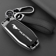Suitable Ford Mustang Key Cover Ford Mustang Car Remote Control Protective Case Buckle Premium Metal