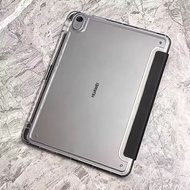 Case for 2024 Huawei MatePad 11.5 S Case TGR-W09/W10 Trifold Acrylic Clear Back Hard Cover funda Mat