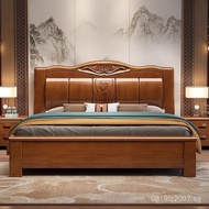 Economical1.8Master Bedroom Large Bed Solid Wood Bed Storage Bed Frame Wedding Bed Oak Bed2.2Furnitu