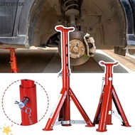 IRTJIFSSX Jack Stands, 2/3 Ton Capacity Security Bracket Foldable Jack Stands, Red Adjustable Level 