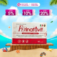 Ferinafevit Pills Supplement Organic Iron, Folic Acid, Vitamin B12 - Support Hematopoiesis, Reduce A
