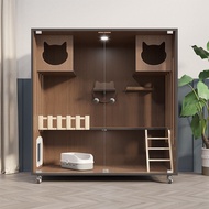 Cat villa Cat cage for home use, indoor cat villa, small-sized cat cabinet, home cat house, luxuriou