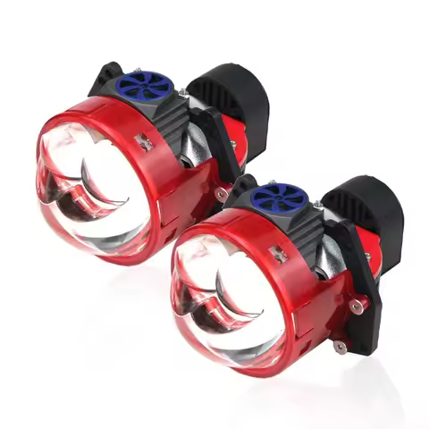 3 Inch Bi-Led Laser Projector Lens for Car Headlight Retrofit, Super Bright Dual Straight Light Beam