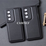 Premium Leather Black Case Compatible for Oppo A3 Pro Oppo A38 Oppo A18 Oppo A3X Oppo A3 Nfc Oppo A5