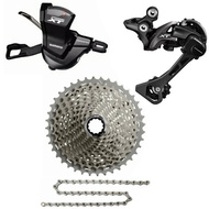 shimano DEORE XT M8000 4 PCS 1x11-Speed Groupset  40/42/46T SL+RD+CS+CN M8000 Shift Lever Rear Derailleur cassette chain