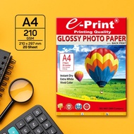 Glossy A4 Back Print e-Print Photo Paper