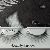 9.9 G747long natural false eyelashes, dozens of full mica covers [CODE 585]