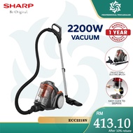 Sharp Bagless Vacuum Cleaner (2200 W) ECC2219N