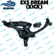 Honda EX5 DREAM (KICK) Frame Body Frame Chassis Tulang Body Badan Chasis Comp Badan Bingkai Black Hi