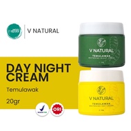 V Natural Temulawak Day And Night Cream 20 Gr