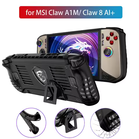 For MSI Claw A1M Claw 8 A1+ 2025 Handheld Console Case Soft TPU Protective Game Shell Shockproof Kic