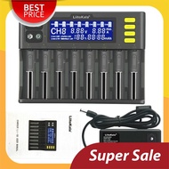 BEST SELLER LiitoKala lii-S8 Battery Charger Li-ion 3.7V NiMH 1.2V Li-FePO4 3.2V IMR 3.8V charger fo
