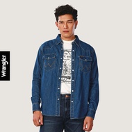 WRANGLER เสื้อเชิ้ตแขนยาวผู้ชาย คอลเลคชั่น Everyday with Wrangler รุ่น WR S225MSHLN17
