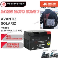 YOSHIPOWER Bateri Motor Avantiz Solariz Battery Motorcycle YTZ5