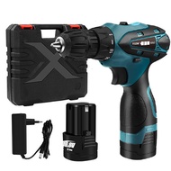 12V Bor Tangan Baterai Promo Dual Speed bor listrik Codless Drill/ Obeng Listrik Mini 12V Tanpa Kabe
