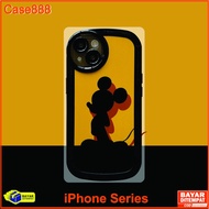 Case iPhone 7 Plus 8 Plus Retro Micky Yellow Silicon Transparent Case