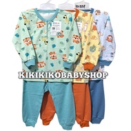 Cainito  (( 1pcs )) cainito chest button baby oblong suit full print motif long oblong long pants pe